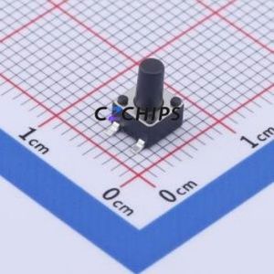 KH-4.5X4.5X7H-STM Tactile Switch SMD-4P,4.5x4.5mm Switch Single Pole Single Throw Round Button Vertical Mount 4.5mm - Product Image 1