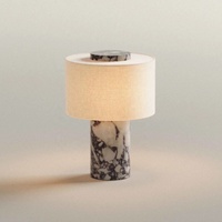 Lampe de bureau sans fil moderne nordique avec variateur tactile USB, abat-jour en tissu, portable, ambiance lumineuse, rechargeable, sans cordon, pour hôtel