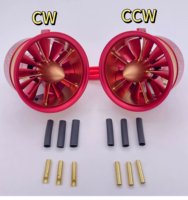 Ventilateur à conduit électrique (EDF) JP Hobby 70 mm 12 pales 2250KV 4S 6S en aluminium CNC, moule privé, fabriqué à Anhui pour avion RC
