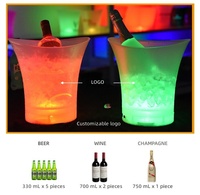 Seau à glace pour champagne brillant Grey Goose de haute qualité pour bars KTV, vente en gros