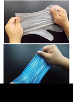 Gants jetables résistants et imperméables, fins, en plastique, personnalisables pour usage domestique, services OEM disponibles