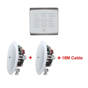 Sistema Audio per la casa intelligente di alta qualità altoparlanti da soffitto coassiali da 8 Ohm e Mini amplificatore USB digitale di potenza Audio Stereo da 2*25W