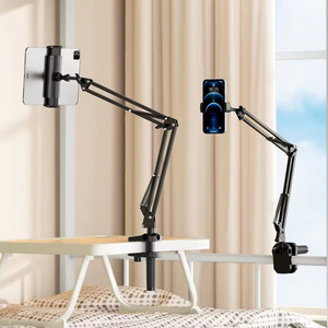 Lazy Long Arm Portable Adjustable Bracket Desk Table Mobile Phone Tablet Holder <b>Stand</b> Foldable Mobile Phone Holder - Product Image 2