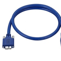 Câble USB 3.0 vers Micro B pour disque dur avec vis, extension tout en cuivre, transfert de données haute vitesse, câble de connexion pour panneau