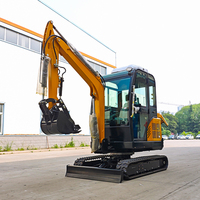 Livraison Gratuite Mini-Excavatrice Domestique Neuve, Engin de Terrassement sur Chenilles 1 Tonne, 2 Tonnes, Moteur EURO 5 EPA, Excavatrices sur Chenilles 3,5 Tonnes
