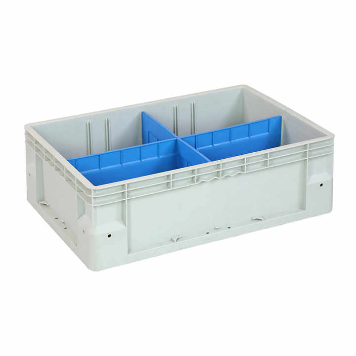 Rectangular Solid Box for Warehouse Sorting Foldable and Stackable Storage Boxes