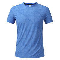 T-shirt de sport personnalisé pour homme, respirant, manches courtes, nouveaux styles, t-shirt de course de haute qualité, séchage rapide