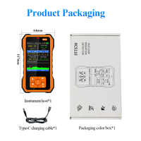 Contador Geiger, Monitor Portátil de Radiación Nuclear, Detector de Rayos Beta, Gamma y X, Medidor de Temperatura y Humedad, Alarma de Sonido y Luz, Tipo-C