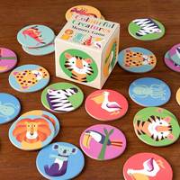 Cartes mémoire personnalisées pour enfants avec apprentissage de l'anglais, papier cartonné 350 g/m² et vernis brillant pour une utilisation durable