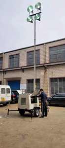 Remolque de torre de telecomunicaciones móvil con energía <span class=keywords><strong>solar</strong></span> y mástil telescópico de 8 m - Product Image 5