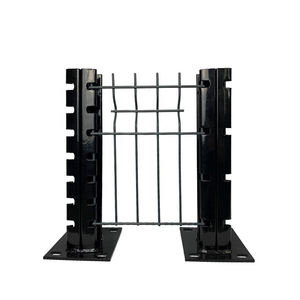 Panel de Cerca para Jardín Peach 3D, Tipo Columna, Malla de Acero Galvanizado Soldada, Duradera, Ecológica, 2m, Puerta de Seguridad Decorativa Curva - Product Image 3