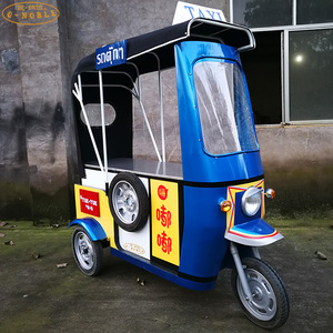 Chariot de nourriture mobile, cuisine de rue extérieure, voiture de restauration, tricycle à café à vendre - Product Image 4