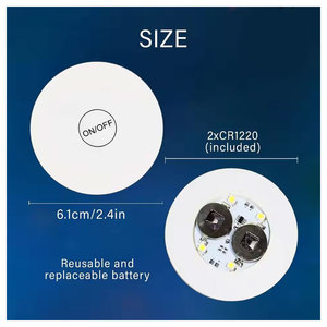 Bán buôn ánh sáng LED thanh ánh sáng Coaster nhãn rượu uống nhãn dán chai thủy tinh sáng đế lót ly - Product Image 5