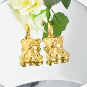 Bijoux classiques unisexes pour l'Afrique, boucles d'oreilles créoles en cuivre plaqué or 18 carats, design pour les amoureux, occasion anniversaire, Zeadear - Product Image 5