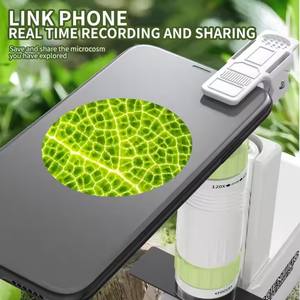 لعبة بلاستيكية متينة محمولة باليد للأطفال بحجم الجيب 50-300X أضواء مجهرة صغيرة للأماكن الخارجية - Product Image 5