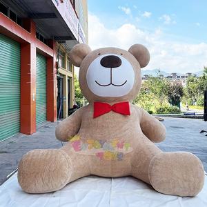 Costume <span class=keywords><strong>de</strong></span> mascotte gonflable ours assis mignon géant poupée ours assis mascotte <span class=keywords><strong>de</strong></span> fête adulte ensemble <span class=keywords><strong>de</strong></span> <span class=keywords><strong>luxe</strong></span> - Product Image 1