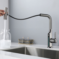 Accessoires de cuisine Robinets de lavabo Robinet de lavabo extractible Robinet de levage pour évier Mélangeur avec capteur Pulvérisateur Chute d'eau