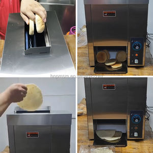Máquina Calentadora de Panes de Uso Comercial, Calentador de Pan para Hamburguesas con Cinta Transportadora, <span class=keywords><strong>Tostadora</strong></span> de Pan de Doble Cara - Product Image 5