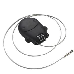 3 अंक संयोजन बाइक जिम स्नोबोर्ड बाइक स्की स्नोबोर्ड घुमक्कड़ स्की केबल वापस लेने योग्य ताला - Product Image 2