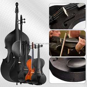 <span class=keywords><strong>Violino</strong></span> NAOMI 4/4 in Fibra di Carbonio, Modello Avanzato di Alta Qualità, Include Arco + Custodia, <span class=keywords><strong>Viola</strong></span>, Violoncello, Contrabbasso - Product Image 2