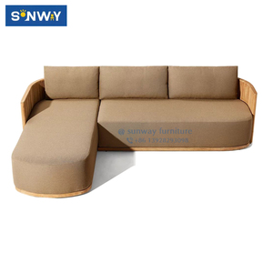Outdoor Furniture Wooden Garden <b>Waterproof</b> <b>Sets</b> Hotel Outdoor Teak Patio Luxury Garden <b>Set</b> Patio Furniture - Product Image 5