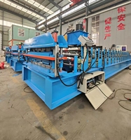 Máquina formadora de rollos de tres capas Máquina para fabricar tejas trapezoidales Maquinaria para formar rollos corrugados