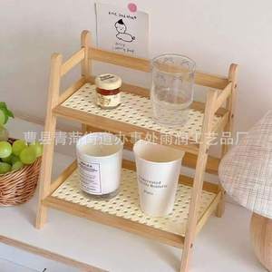 Kitchen Spice Rack 2 Tier <b>Standing</b> Type Multifunctional Storage <b>Shelf</b> For Kitchen Countertop Organization - Product Image 3