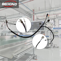 Kabel Tembaga Tanpa Isolasi PVC A60 Rakitan Harness Kanan Rating IP66 12V Panjang Sesuai Pesanan untuk Elektronik Sepeda Motor Mobil