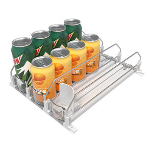 Автоматический диспенсер для напитков с регулируемой шириной для банок и бутылок, подставка-подающий механизм для супермаркетов - Product Image 1