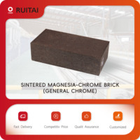 Brique de magnésie chromée frittée à haute température sur mesure OEM/ODM, matériau réfractaire de première qualité pour les sections murales des fours industriels