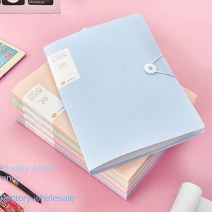 Large Capacity A4 Student Examination Paper Book <b>Folder</b> with Multi-Page Transparent Insert PP Office <b>File</b> Bag for Data Storage - Product Image 3