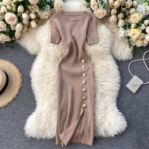 ओएम कस्टम फैशन गर्मियों में आकस्मिक महिलाओं की महिलाओं की छोटी आस्तीन के कपड़े छोटे कपड़े - Product Image 1