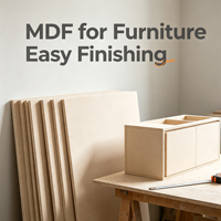 Panneaux de fibres MDF durables de haute qualité, vente directe d'usine, finition mélamine brillante, design contemporain E1, pour extérieur de villa
