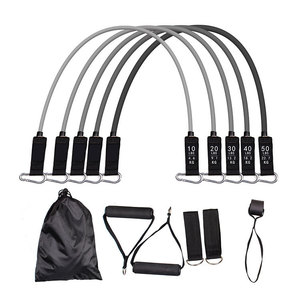 Ensemble de bandes de résistance ZJYAHUI, 11 pièces avec poignées et ancre de porte pour entraînement complet du corps, fitness, exercices à domicile - Product Image 3