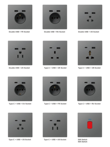مصباح حائط أوتوماتيكي لممر AC110/V من نوع 86 جهاز استشعار موضع مثبت على الحائط بالأشعة تحت الحمراء - Product Image 3