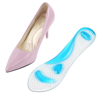 YEBEI semelles de chaussures pour femmes haute qualité Silicone Gel 3/4 longueur semelle intérieure pour talons hauts Anti Fatigue amorti coussin de soutien du pied