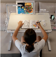 Petite lampe LED extensible, surface en PU, réglable, rotative, pliable, durable, pour lit, bureau, porte-gobelet, lecture/écriture/utilisation informatique