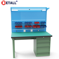Banc de travail ESD antistatique robuste et durable pour le stockage d'outils