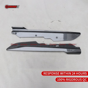 Jupes latérales de voiture en fibre de carbone de haute qualité, style Commas, pour Chevrolet Corvette C8 - Product Image 5