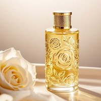 Flacon en verre cosmétique mat de style spray |   Flacons de soins de la peau de luxe