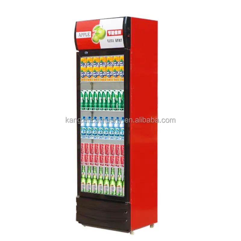 Süpermarket içecekleri için soğutucu-içecek otomatları-buzdolabı