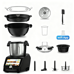 <span class=keywords><strong>Robot</strong></span> Cuiseur Thermo Cooker 1800W 3,5 Litres, Mixeur Chauffant, Préparateur de Soupes, Smoothies et Shakes, Appareil Électrique Domestique - Product Image 2