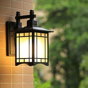 Nueva Lámpara de Pared <span class=keywords><strong>Exterior</strong></span> China, Aplique de Metal y Vidrio, Impermeable IP65, para Villa, Jardín, Puerta, Farol Arquitectónico Moderno Zen de Fábrica - Product Image 5