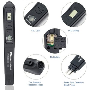 AIR Brake Fluid Tester <b>Tire</b> <b>Pressure</b> <b>Gauge</b> Car Moisture Content Test Pen - Product Image 4