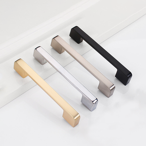 Simple Classic Aluminum Alloy Metal Kitchen Furniture Cabinet Handle Bedroom Drawer Handle Pulls