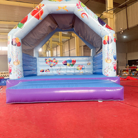 Château gonflable sur le thème de fête Offre Spéciale 4*4m château gonflable château coloré gonflable aire de jeux intérieure pour enfants château plein d'entrain commercial à vendre