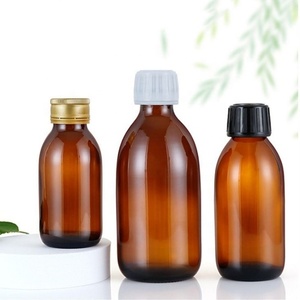 Ambre médical oral liquide pharmaceutique <span class=keywords><strong>Prometh</strong></span> Codine toux sirop d'érable Wellness Shot mini bouteille en verre avec couvercle blanc - Product Image 1
