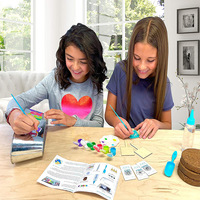 Kit de culture écologique en papier pour enfants, outils de bricolage pour peindre et planter, tirelire, petits pots de fleurs, cadeau scientifique féerique pour 4-12 ans, maison