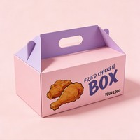 Boîtes personnalisées anti-graisse pour frites, poulet frit, hamburgers et autres plats à emporter en gros