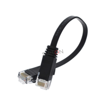 Cable de Conexión Cat6 Plano UTP de Fábrica OEM, 0.5 m 1 m, Cable Plano Cat6